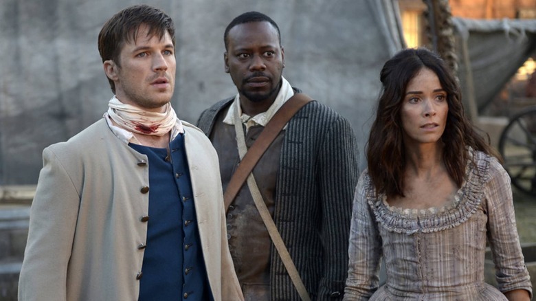 Lanter, Barrett, and Spencer in "Timeless"