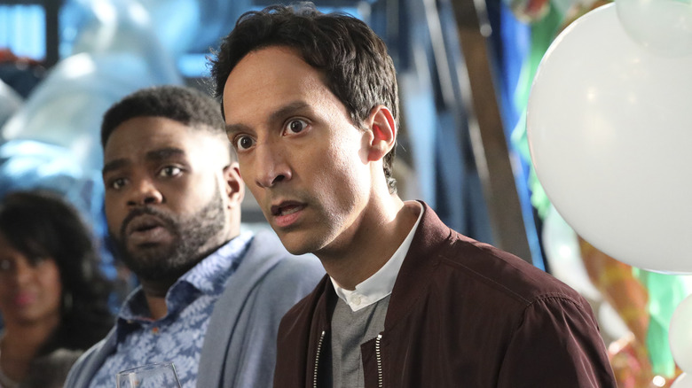 Danny Pudi looking shocked