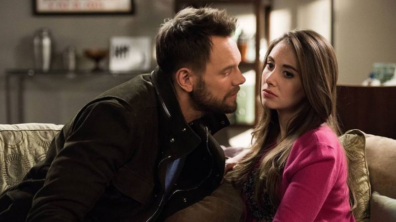 Joel McHale and Alison Brie in Community
