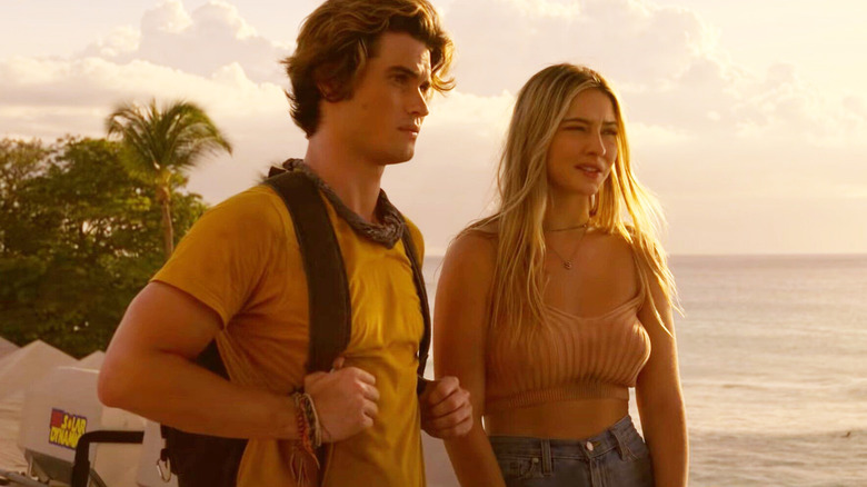 Sarah and John on the beach