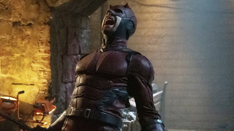 Daredevil screams in rage in "Daredevil: Born Again" (2025-present)