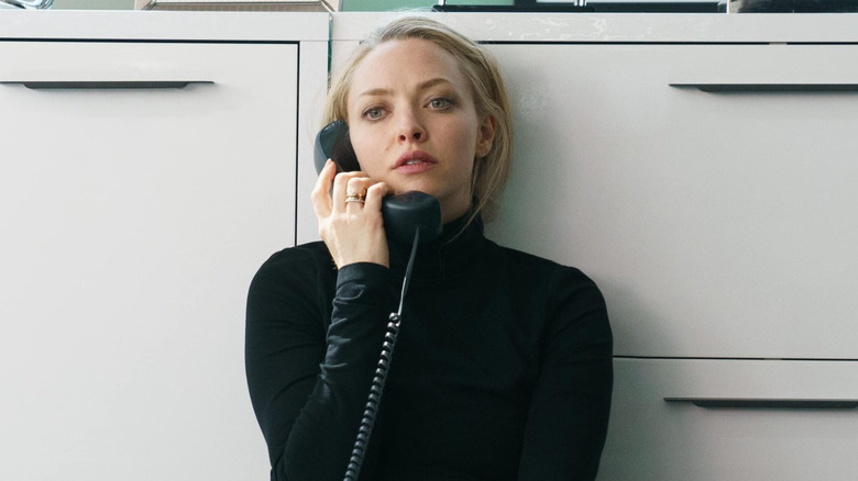 Elizabeth Holmes on the phone