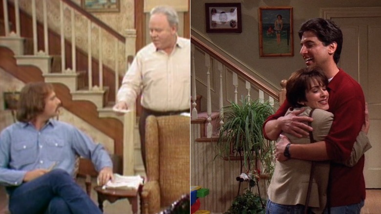 All in the Family (left) and Everybody Loves Raymond (right)