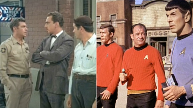 The Andy Griffith Show (left) and Star Trek: TOS (right)