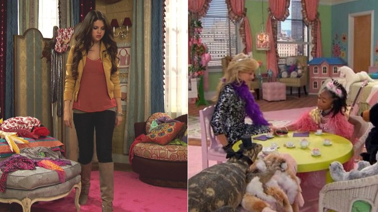Wizards of Waverly Place (left) and Jessie (right)