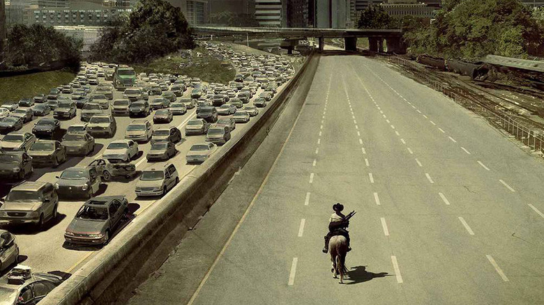 The Walking Dead empty city