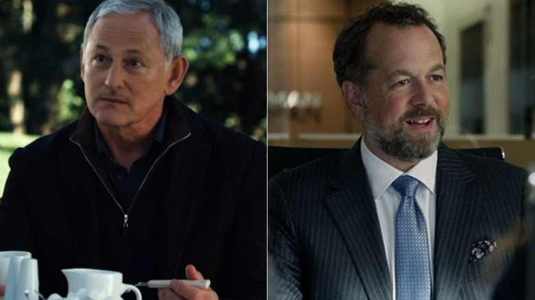 Victor Garber in "Suits" (left); David Costabile in "Suits" (right)
