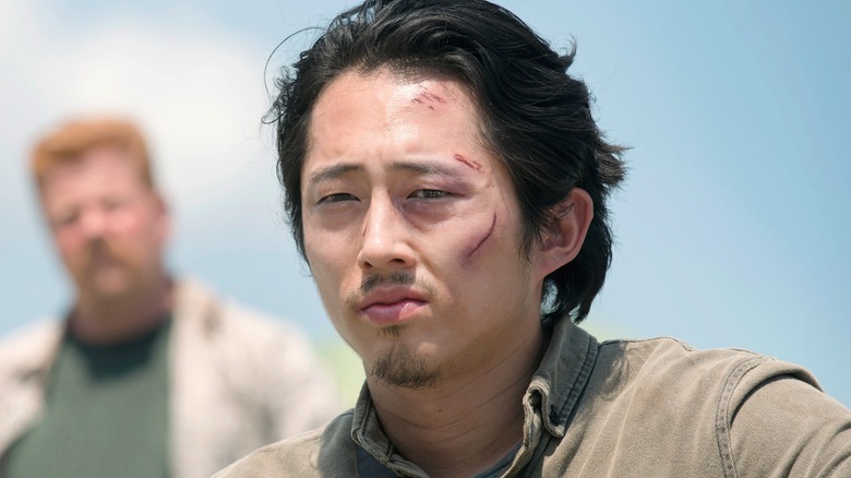 Glenn Rhee outside