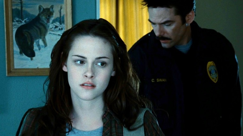 Bella Swan and her dad ,Charlie Swan