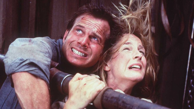 Bill Paxton and Helen Hunt scared
