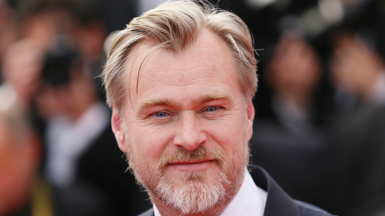 Christopher Nolan beard smile photographers