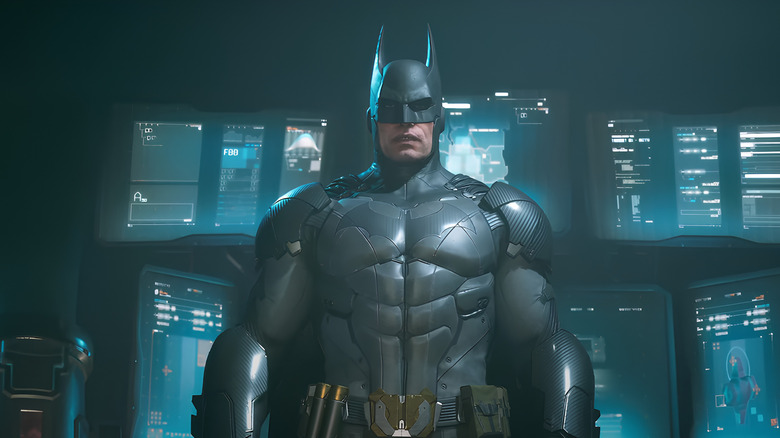 Batman's hologram speaks