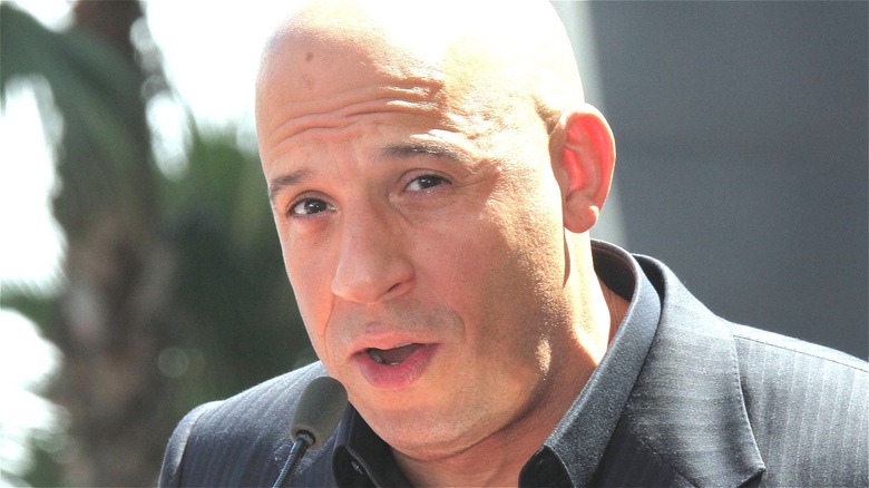 Vin Diesel talking