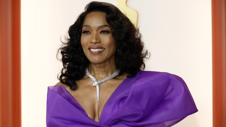 Angela Bassett smiling