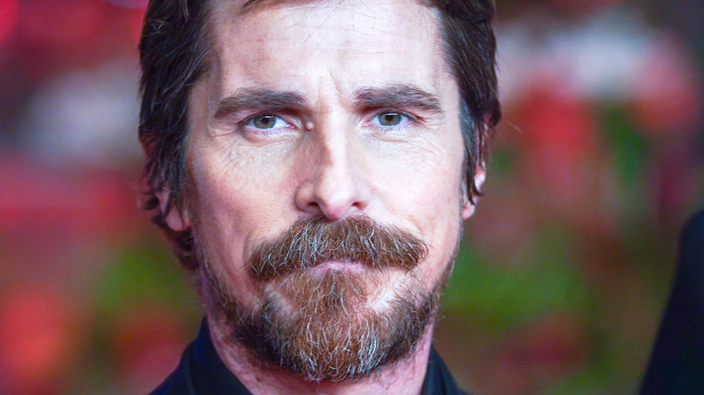 Christian Bale looking perplexed 