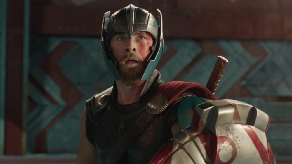 Chris Hemsworth as Thor in Thor: Ragnarok