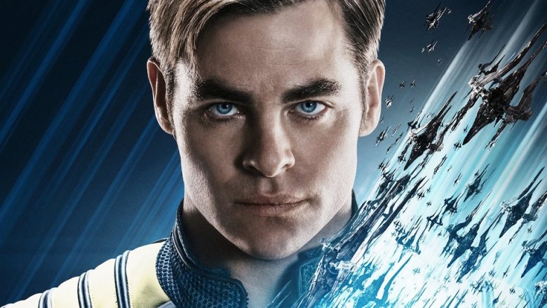 Chris Pine as Captain Kirk in Star Trek