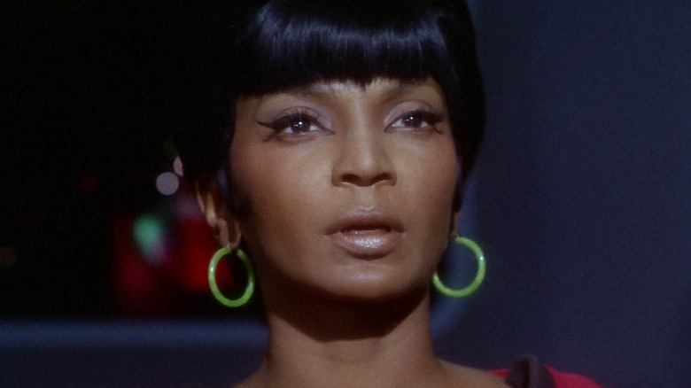 Uhura speaking on Star Trek: The Original Series  (1966 - 1969)