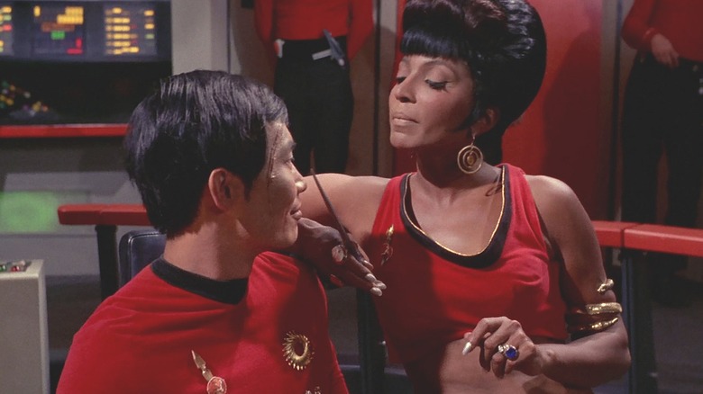 Uhura and Sulu in the mirror universe on Star Trek: The Original Series  (1966 - 1969)