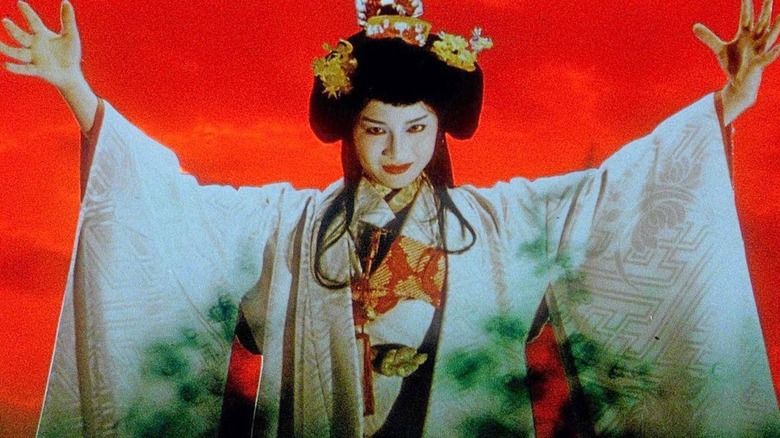 Hausu psychedelic imagery witch