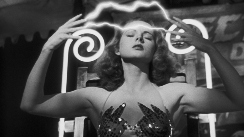 Coleen Gray wields electricity