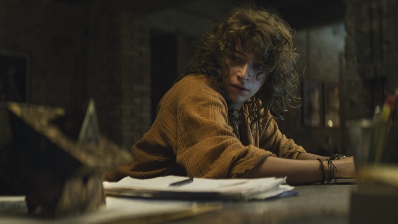 Riley McKendry looking at the Lament Configuration nervously