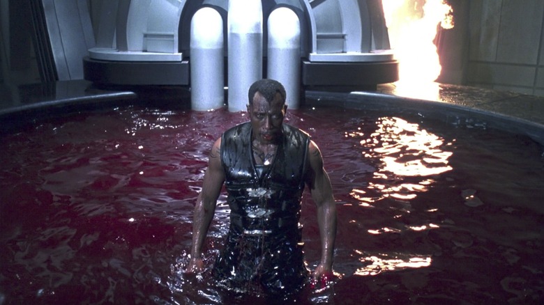 Wesley Snipes in blood pool