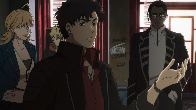 Axel, Chris, Leland, and Doug get their orders in "Lazarus" (2025)