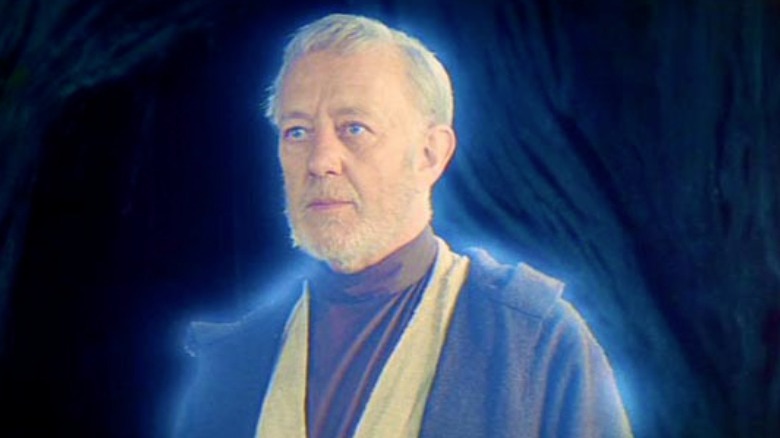   Obi-Wan com un fantasma de la Força