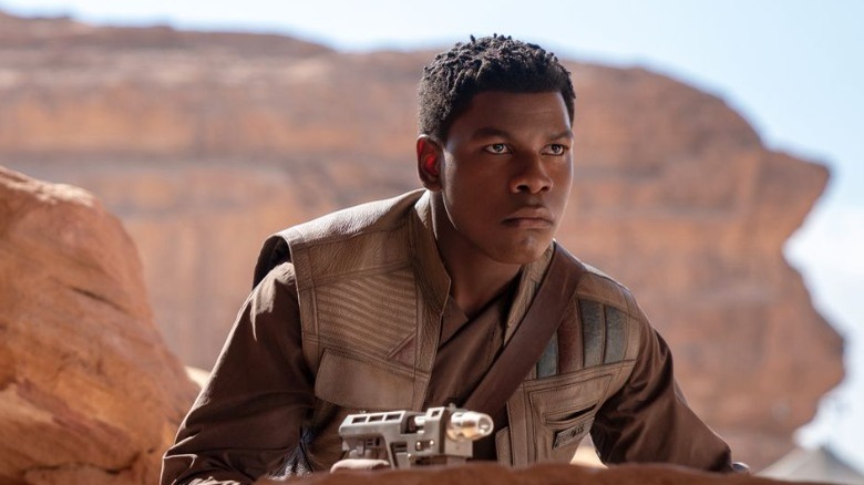 Finn in the desert