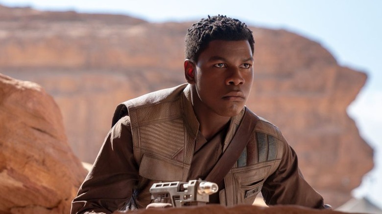 Finn in the desert