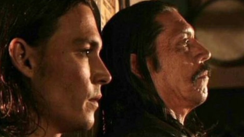 Johnny Depp talks to Danny Trejo