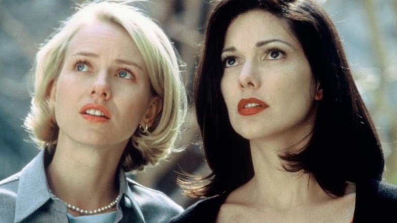 Betty and Rita looking up