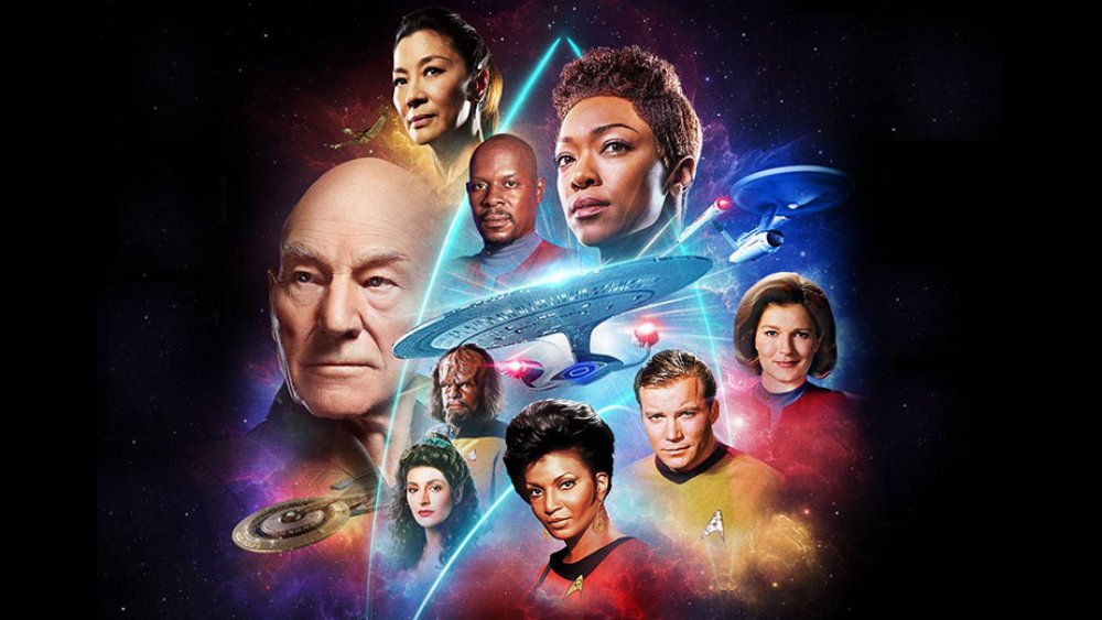 The heroes of the Star Trek Universe, as presented in CBS's recent Star Trek United campaign