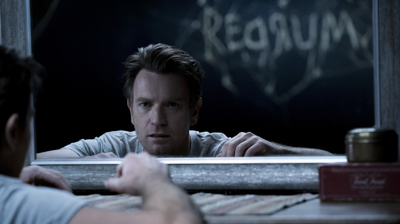 Ewan McGregor staring in mirror