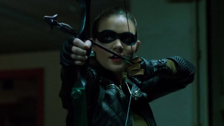 Artemis draws her bow Arrow