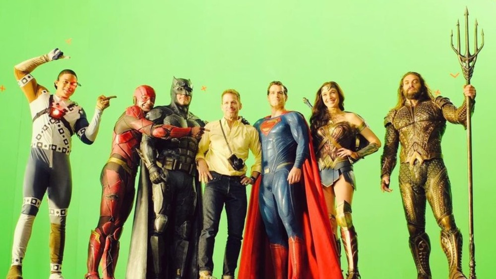The cast of Justice League