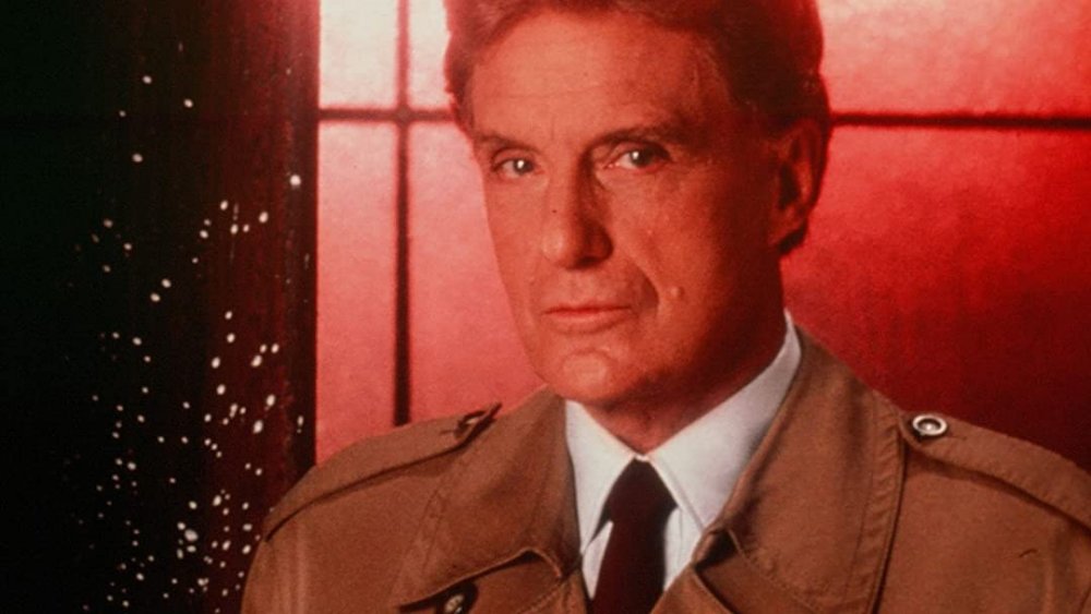 Robert Stack hosts the original Unsolved Mysteries on NBC