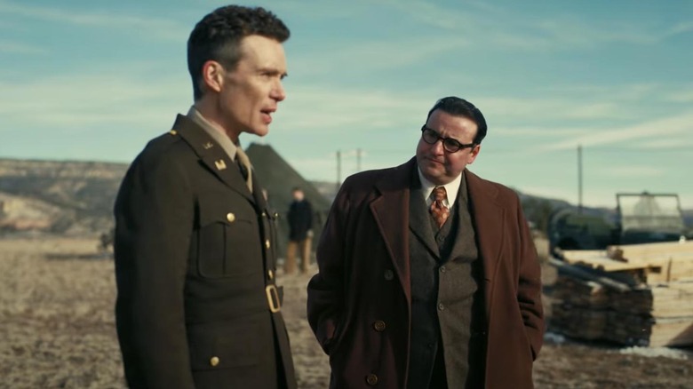 Oppenheimer and the congressman on the range