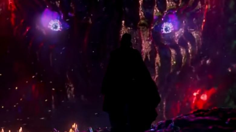 Dormammu listens to Doctor Strange's offer