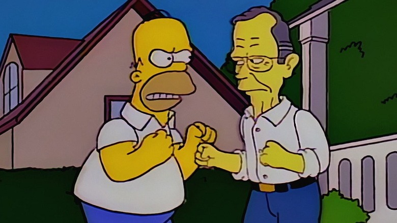 Homer Simpson vs George Bush