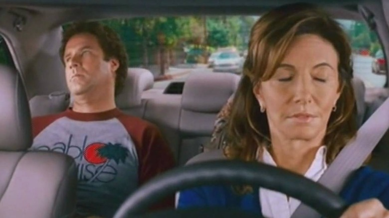 Nancy in car with Brennan