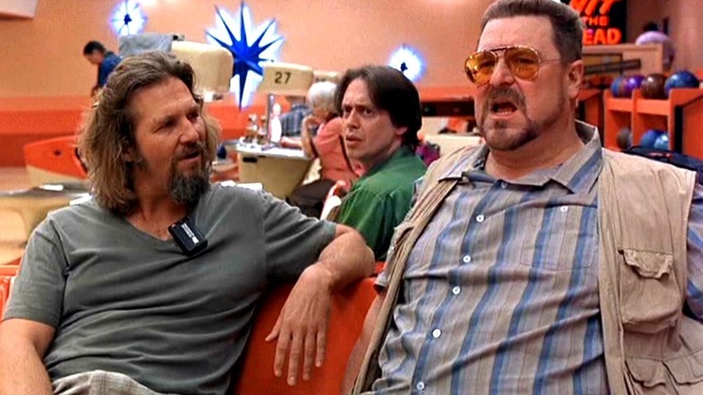 The Dude, Walt, and Donny talking