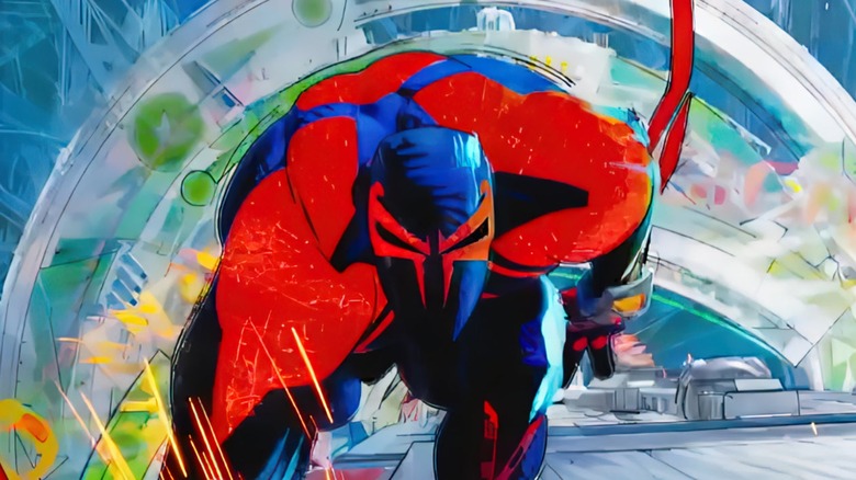 Spidey 2099 attacking
