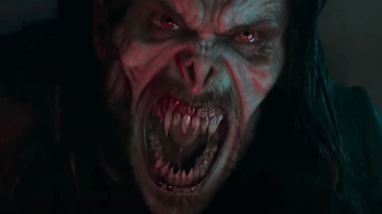 Morbius snarling
