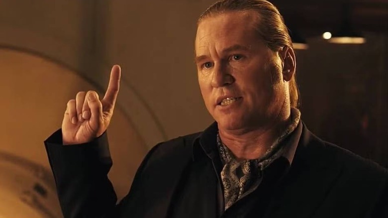 Dieter Von Cunth pointing in "MacGruber" (2010)