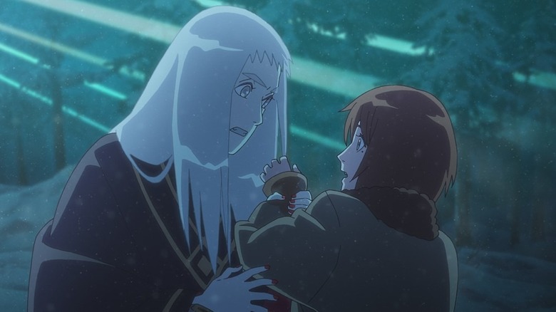 Vampire meeting human