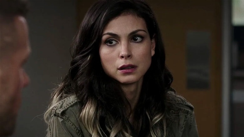 Vanessa Carlysle looking at Wade in Deadpool