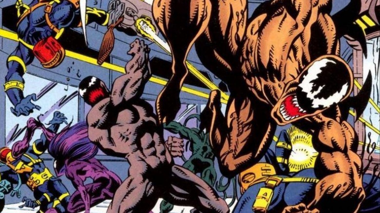 Phage fighting guards alongside another symbiote