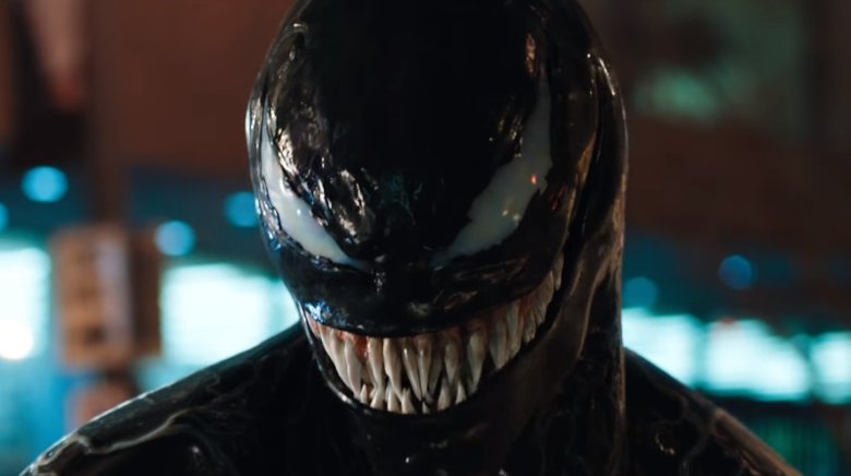 Tom Hardy as Eddie Brock/Venom in Venom